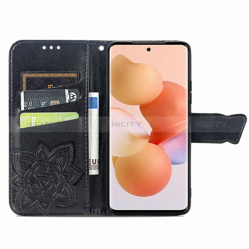 Coque Portefeuille Papillon Livre Cuir Etui Clapet pour Xiaomi Redmi K50 Ultra 5G Plus