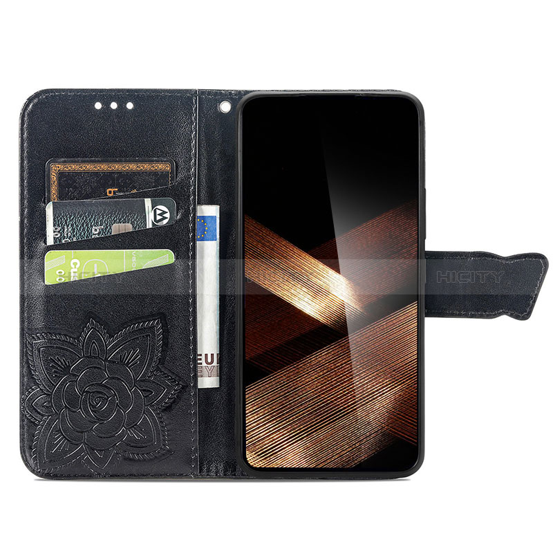 Coque Portefeuille Papillon Livre Cuir Etui Clapet pour Xiaomi Redmi K60 Ultra 5G Plus