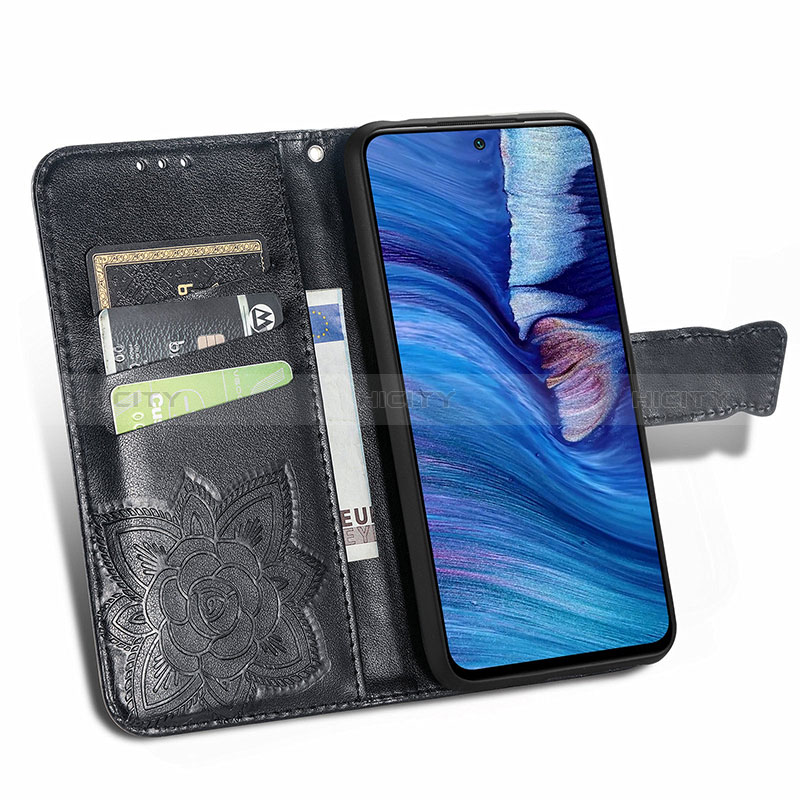 Coque Portefeuille Papillon Livre Cuir Etui Clapet pour Xiaomi Redmi Note 11 SE 5G Plus