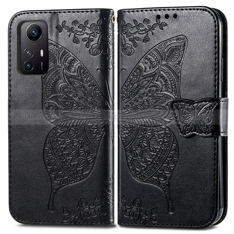 Coque Portefeuille Papillon Livre Cuir Etui Clapet pour Xiaomi Redmi Note 12S Plus