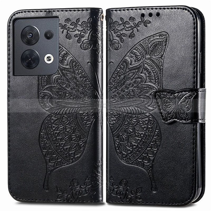 Coque Portefeuille Papillon Livre Cuir Etui Clapet pour Xiaomi Redmi Note 13 5G Plus