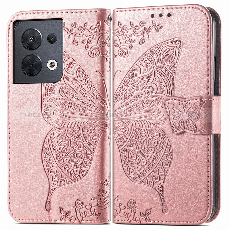 Coque Portefeuille Papillon Livre Cuir Etui Clapet pour Xiaomi Redmi Note 13 5G Plus