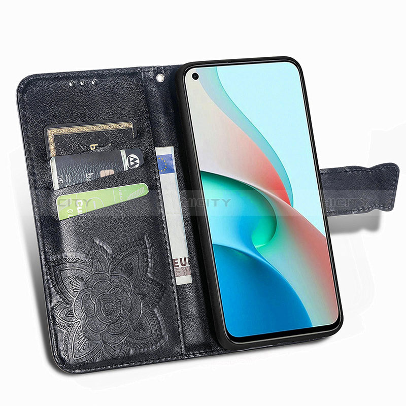 Coque Portefeuille Papillon Livre Cuir Etui Clapet pour Xiaomi Redmi Note 9 5G Plus