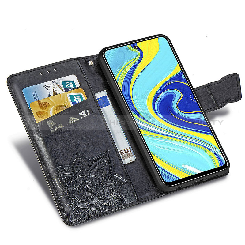 Coque Portefeuille Papillon Livre Cuir Etui Clapet pour Xiaomi Redmi Note 9 Pro Max Plus