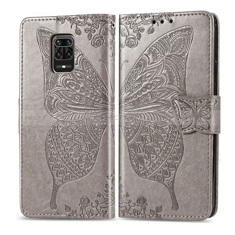 Coque Portefeuille Papillon Livre Cuir Etui Clapet pour Xiaomi Redmi Note 9 Pro Max Plus