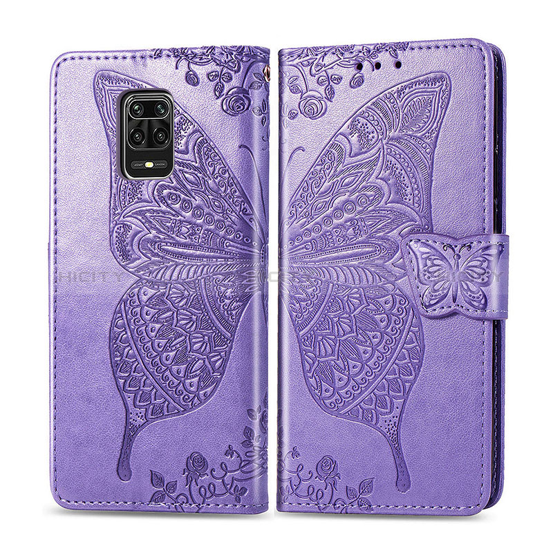 Coque Portefeuille Papillon Livre Cuir Etui Clapet pour Xiaomi Redmi Note 9 Pro Max Plus