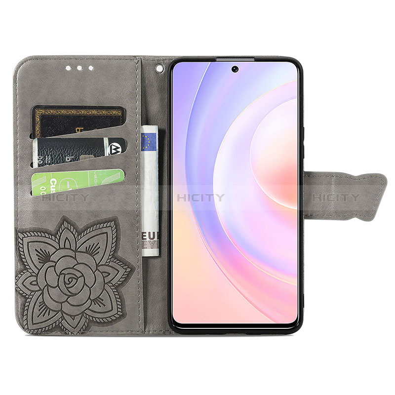 Coque Portefeuille Papillon Livre Cuir Etui Clapet S01D pour Huawei Nova 9 SE Plus