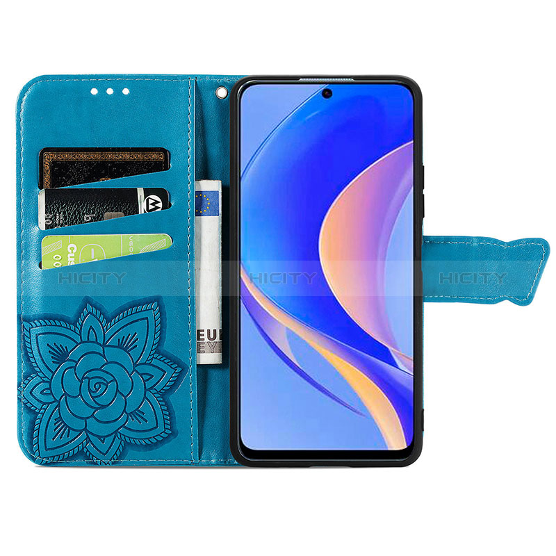 Coque Portefeuille Papillon Livre Cuir Etui Clapet S01D pour Huawei Nova Y90 Plus