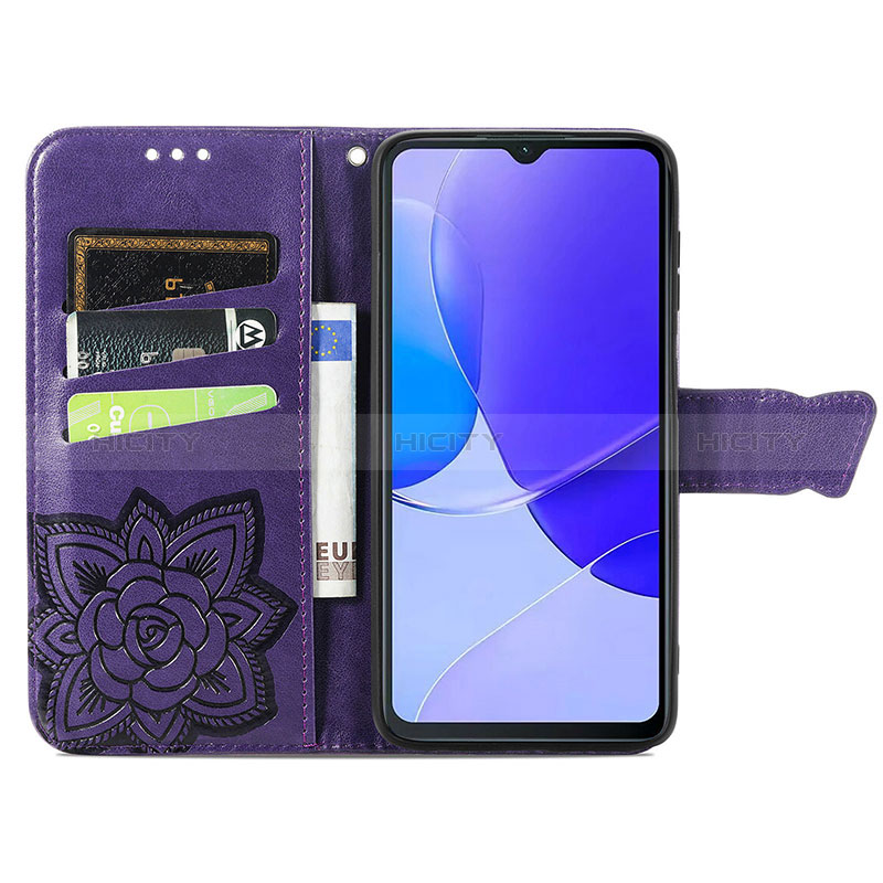 Coque Portefeuille Papillon Livre Cuir Etui Clapet S01D pour Huawei Nova Y91 Plus