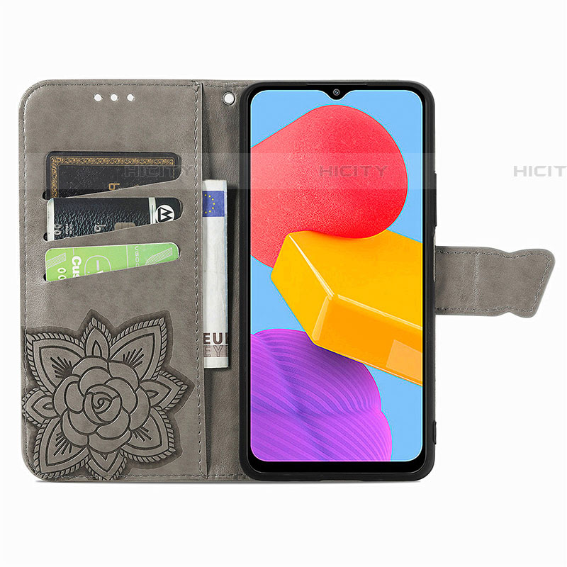 Coque Portefeuille Papillon Livre Cuir Etui Clapet S01D pour Samsung Galaxy M13 4G Plus