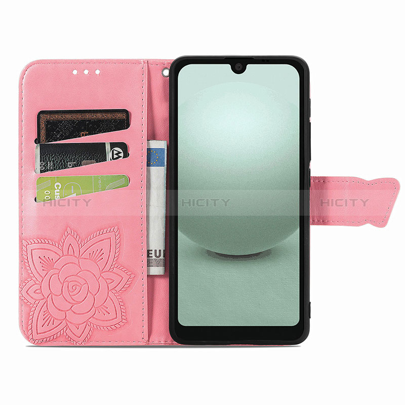 Coque Portefeuille Papillon Livre Cuir Etui Clapet S01D pour Sharp Aquos wish3 Plus