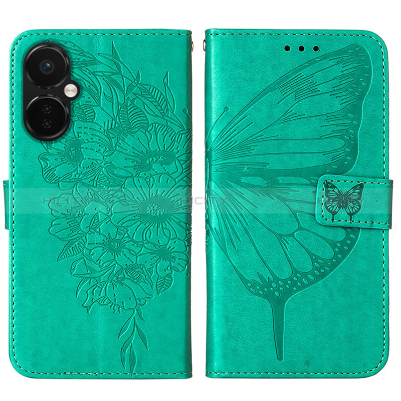 Coque Portefeuille Papillon Livre Cuir Etui Clapet Y01B pour OnePlus Nord CE 3 Lite 5G Plus