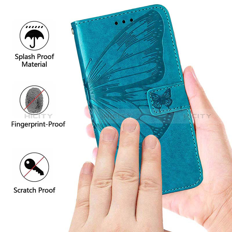 Coque Portefeuille Papillon Livre Cuir Etui Clapet Y01B pour Oppo A16 Plus