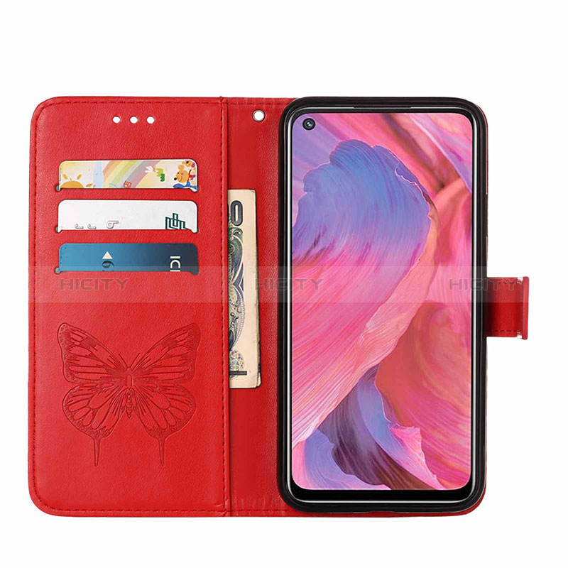 Coque Portefeuille Papillon Livre Cuir Etui Clapet Y01B pour Oppo A54 5G Plus