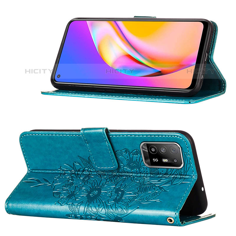 Coque Portefeuille Papillon Livre Cuir Etui Clapet Y01B pour Oppo A95 5G Plus