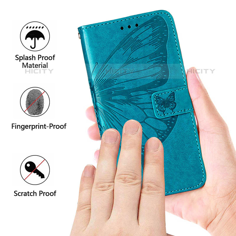 Coque Portefeuille Papillon Livre Cuir Etui Clapet Y01B pour Oppo A95 5G Plus