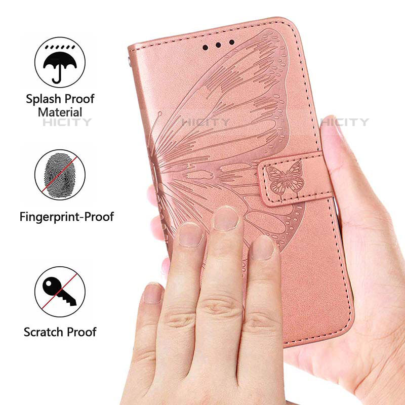 Coque Portefeuille Papillon Livre Cuir Etui Clapet Y01B pour Oppo Reno5 F Plus