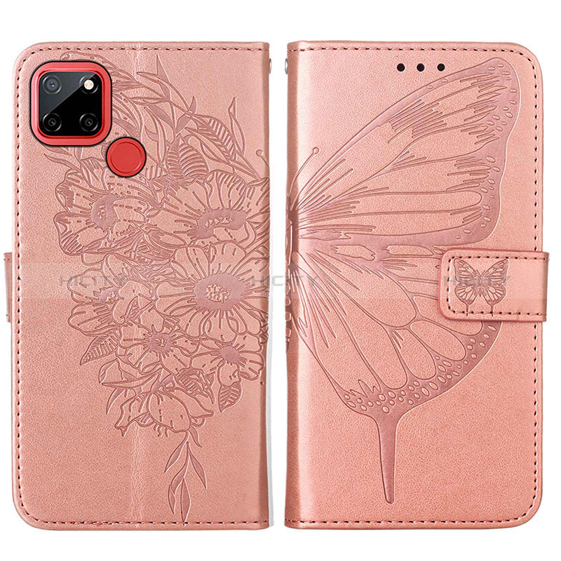 Coque Portefeuille Papillon Livre Cuir Etui Clapet Y01B pour Realme 7i RMX2193 Plus