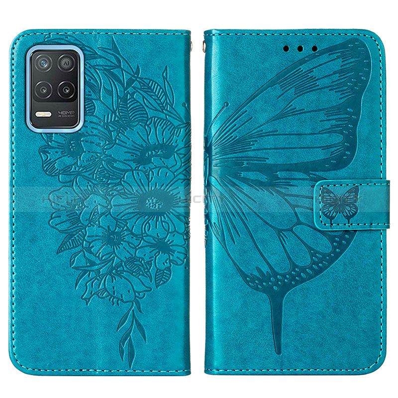 Coque Portefeuille Papillon Livre Cuir Etui Clapet Y01B pour Realme 8s 5G Plus