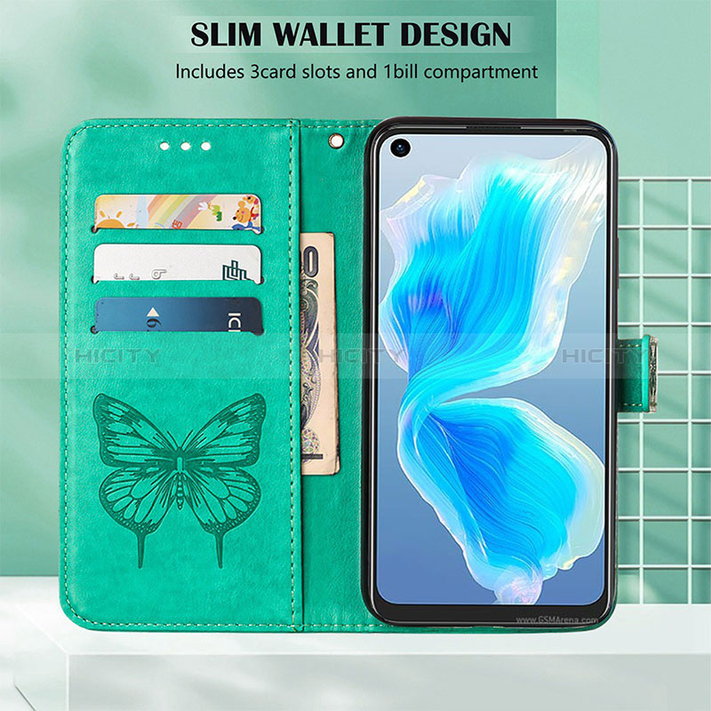 Coque Portefeuille Papillon Livre Cuir Etui Clapet Y01B pour Realme GT2 Pro 5G Plus