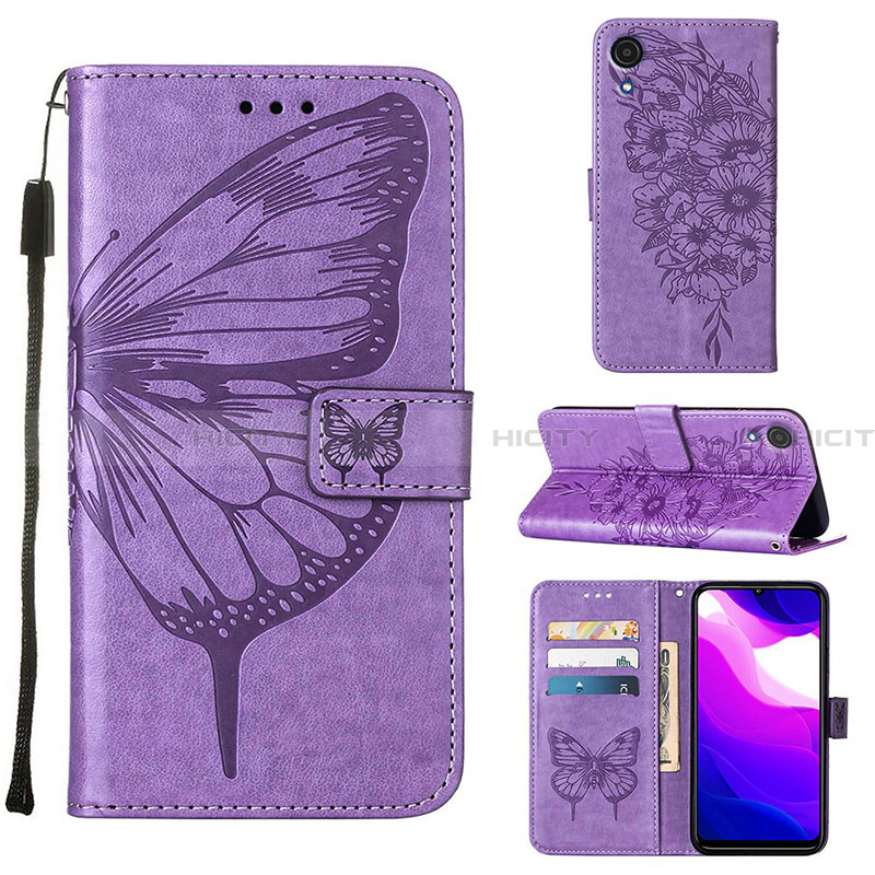 Coque Portefeuille Papillon Livre Cuir Etui Clapet Y01B pour Samsung Galaxy A03 Core Plus