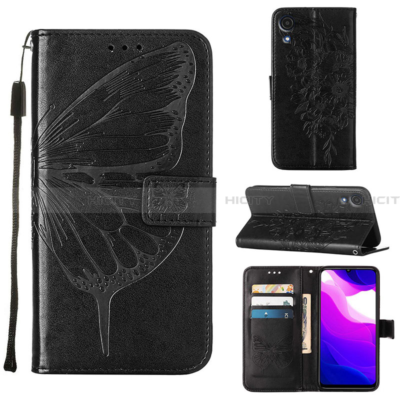 Coque Portefeuille Papillon Livre Cuir Etui Clapet Y01B pour Samsung Galaxy A03 Core Plus