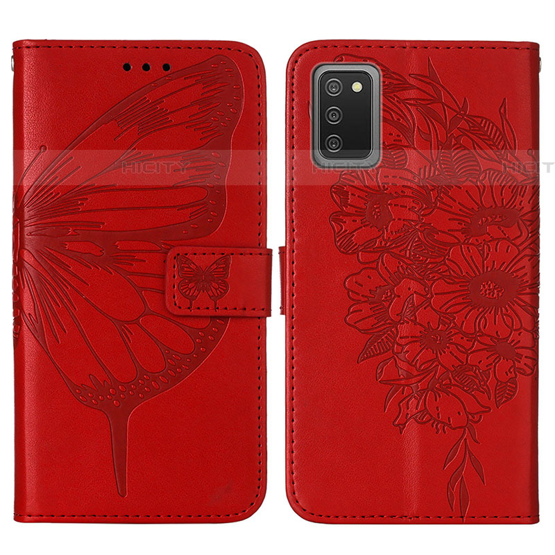 Coque Portefeuille Papillon Livre Cuir Etui Clapet Y01B pour Samsung Galaxy A03s Plus