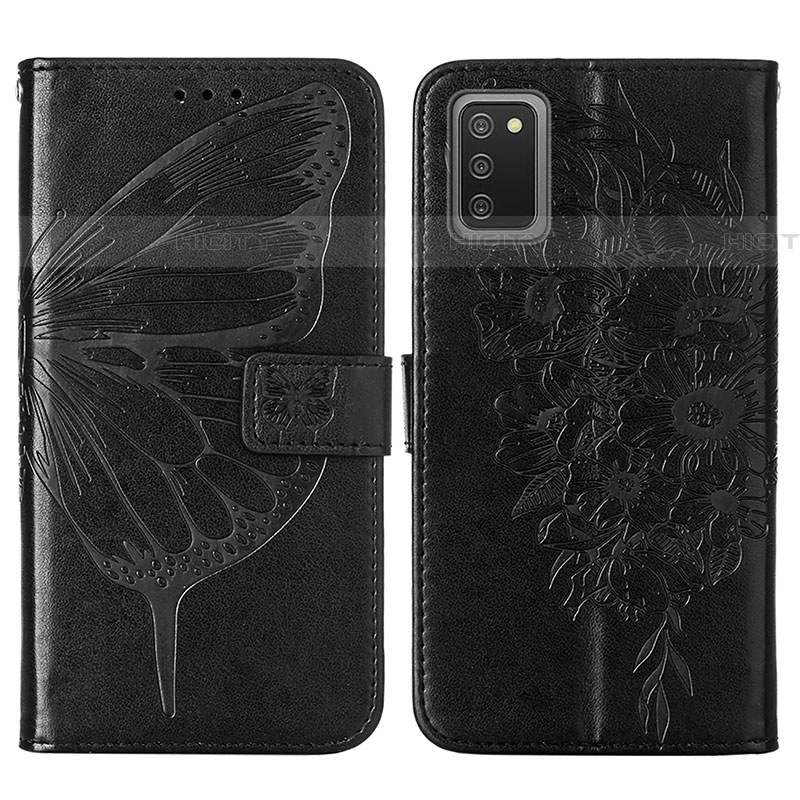 Coque Portefeuille Papillon Livre Cuir Etui Clapet Y01B pour Samsung Galaxy A03s Plus