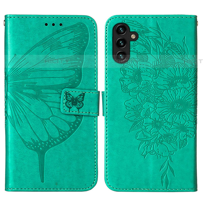 Coque Portefeuille Papillon Livre Cuir Etui Clapet Y01B pour Samsung Galaxy A04s Plus