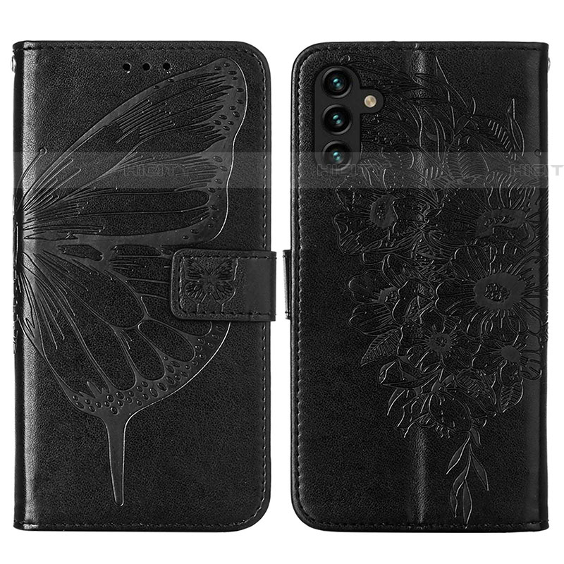 Coque Portefeuille Papillon Livre Cuir Etui Clapet Y01B pour Samsung Galaxy A04s Plus