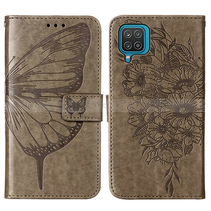 Coque Portefeuille Papillon Livre Cuir Etui Clapet Y01B pour Samsung Galaxy A12 5G Plus