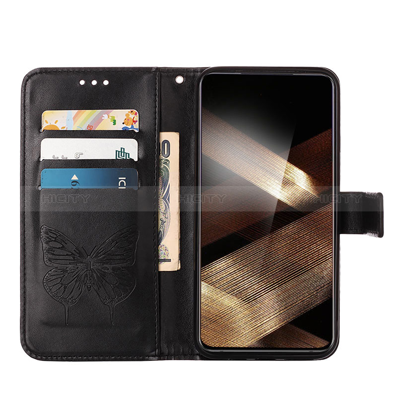 Coque Portefeuille Papillon Livre Cuir Etui Clapet Y01B pour Samsung Galaxy A15 4G Plus