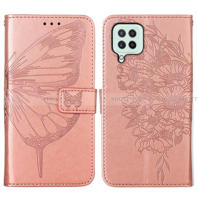 Coque Portefeuille Papillon Livre Cuir Etui Clapet Y01B pour Samsung Galaxy A22 4G Plus