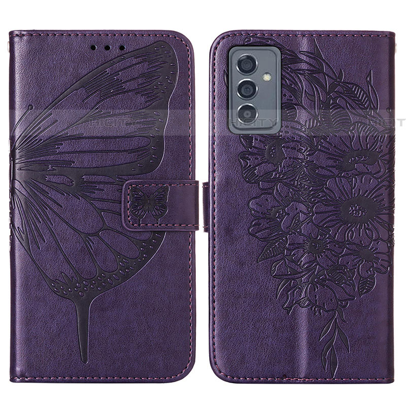 Coque Portefeuille Papillon Livre Cuir Etui Clapet Y01B pour Samsung Galaxy A24 4G Plus