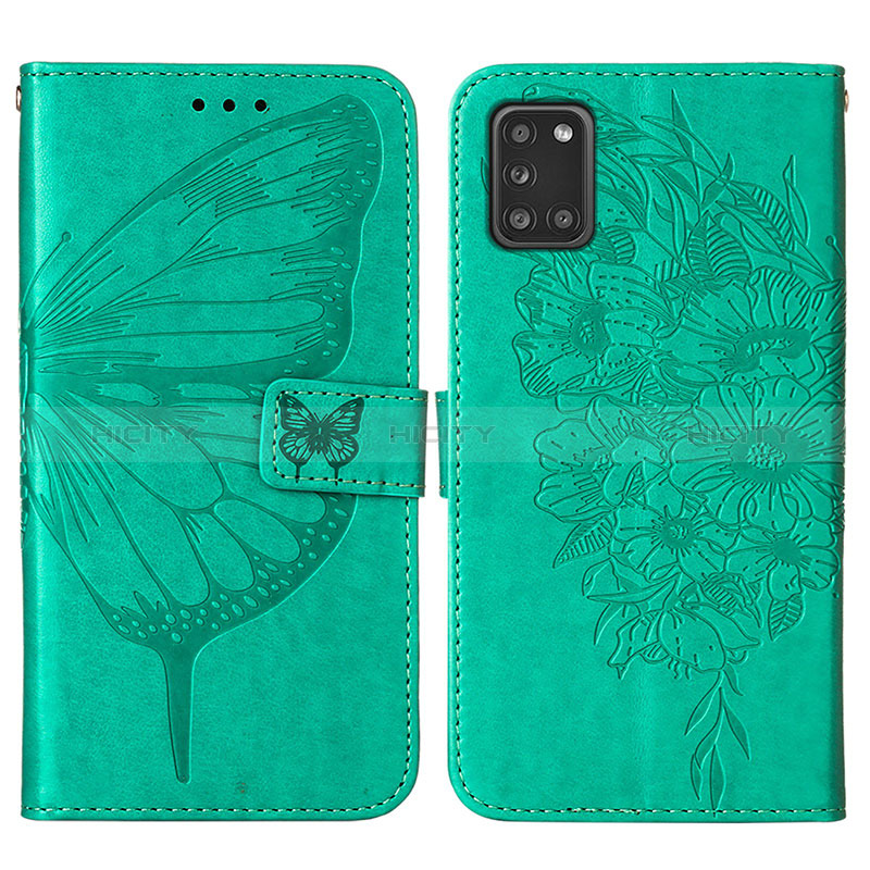 Coque Portefeuille Papillon Livre Cuir Etui Clapet Y01B pour Samsung Galaxy A31 Plus