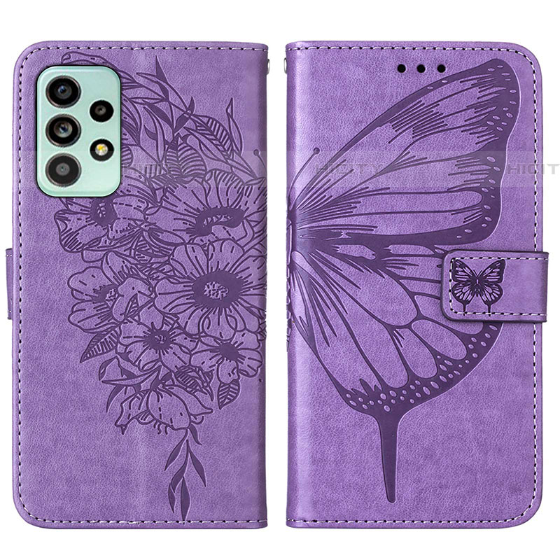 Coque Portefeuille Papillon Livre Cuir Etui Clapet Y01B pour Samsung Galaxy A53 5G Plus