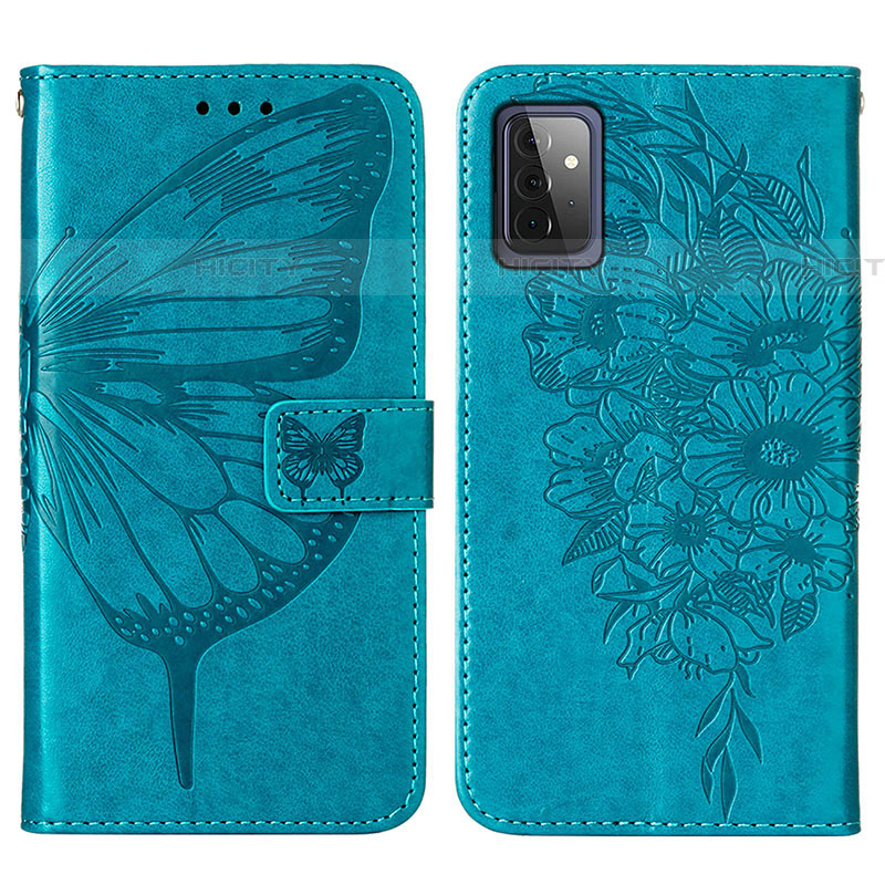 Coque Portefeuille Papillon Livre Cuir Etui Clapet Y01B pour Samsung Galaxy A72 5G Plus