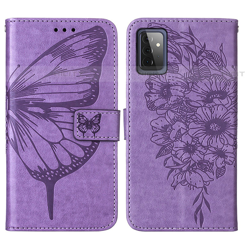 Coque Portefeuille Papillon Livre Cuir Etui Clapet Y01B pour Samsung Galaxy A72 5G Plus