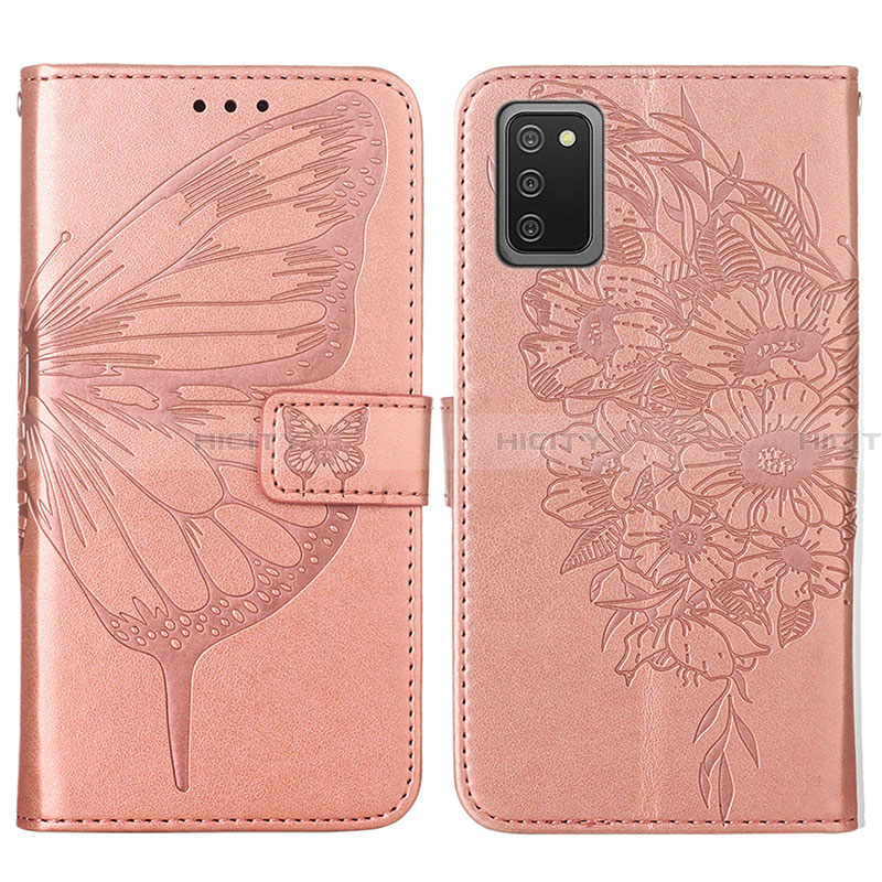 Coque Portefeuille Papillon Livre Cuir Etui Clapet Y01B pour Samsung Galaxy F02S SM-E025F Plus