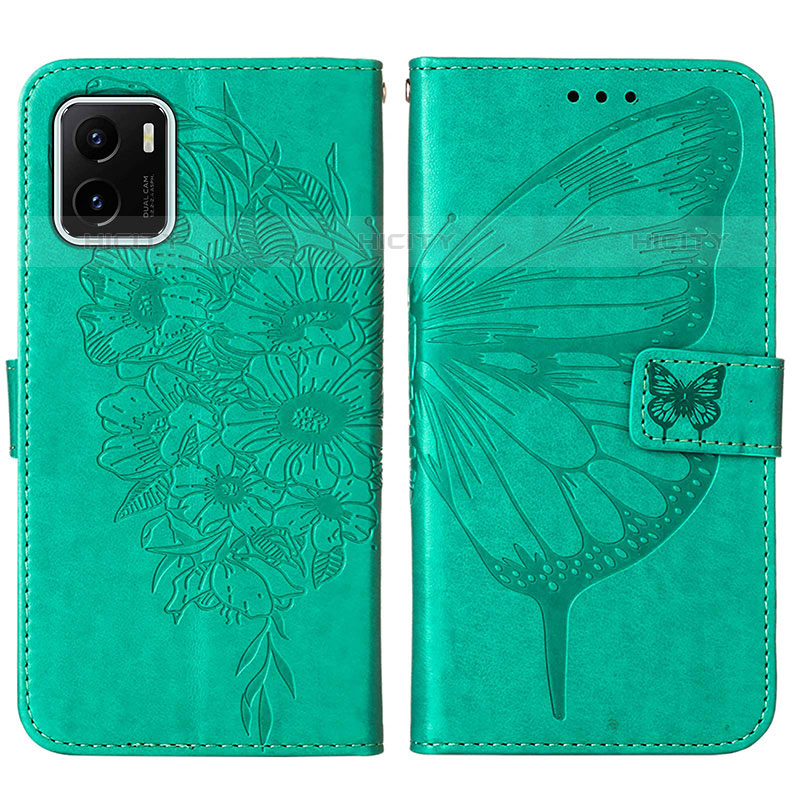 Coque Portefeuille Papillon Livre Cuir Etui Clapet Y01B pour Vivo iQOO U5x Plus