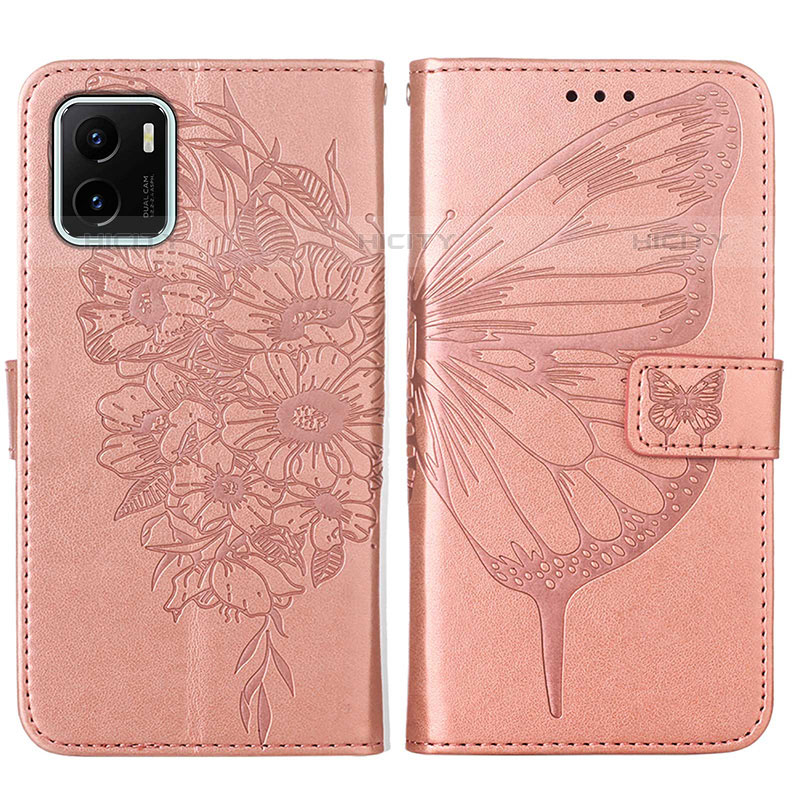 Coque Portefeuille Papillon Livre Cuir Etui Clapet Y01B pour Vivo iQOO U5x Plus