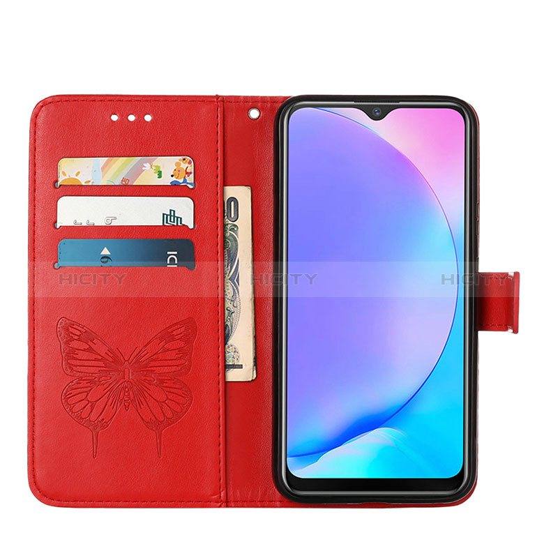 Coque Portefeuille Papillon Livre Cuir Etui Clapet Y01B pour Vivo Y3s Plus