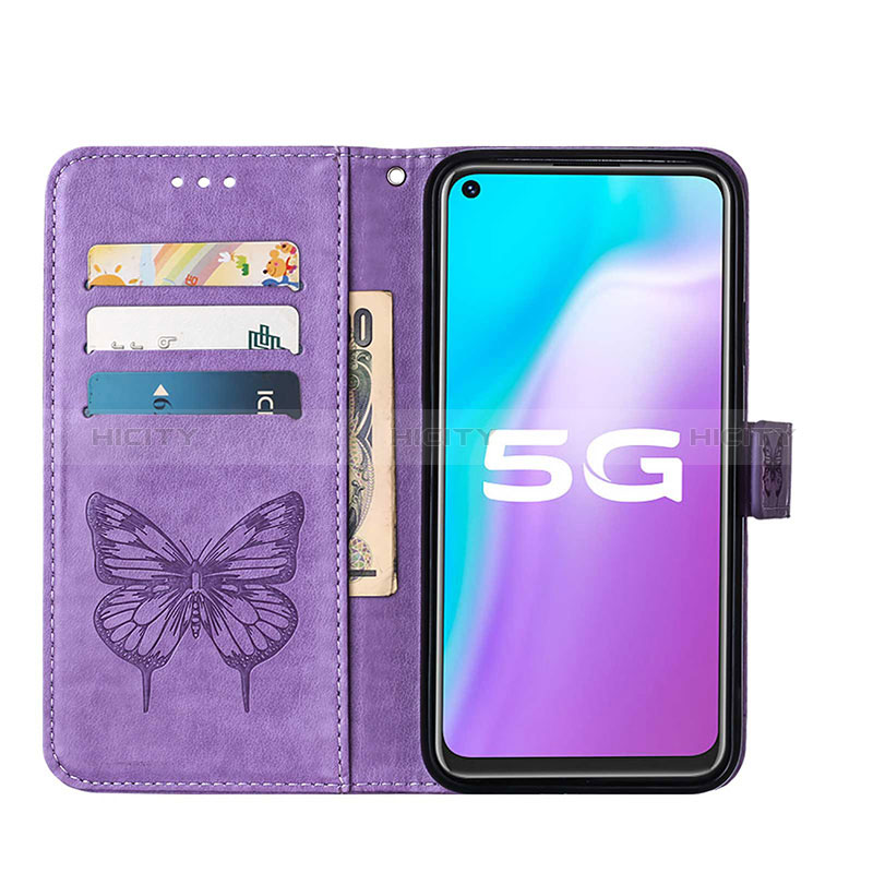 Coque Portefeuille Papillon Livre Cuir Etui Clapet Y01B pour Vivo Y51s 5G Plus