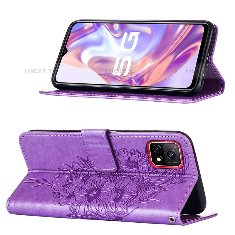 Coque Portefeuille Papillon Livre Cuir Etui Clapet Y01B pour Vivo Y52s 5G Plus