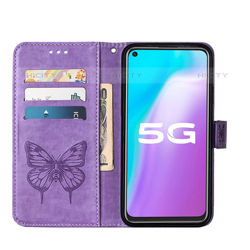 Coque Portefeuille Papillon Livre Cuir Etui Clapet Y01B pour Vivo Y70S 5G Plus