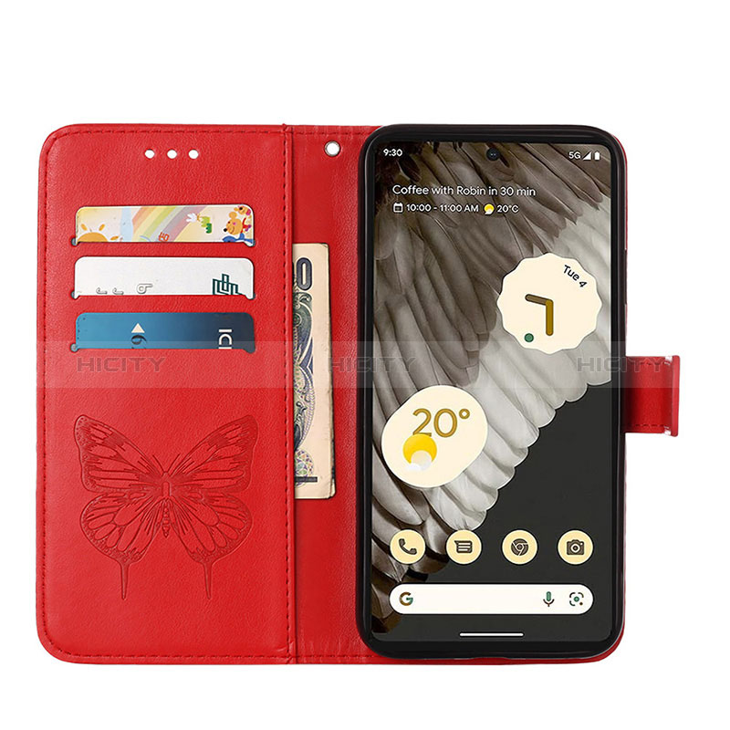 Coque Portefeuille Papillon Livre Cuir Etui Clapet Y02B pour Google Pixel 8 Pro 5G Plus