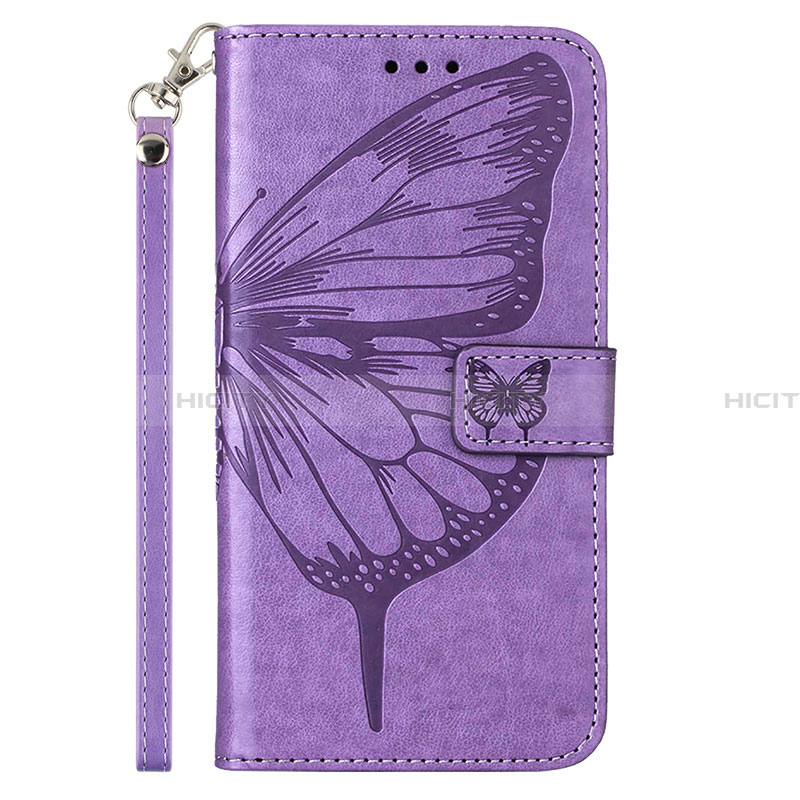 Coque Portefeuille Papillon Livre Cuir Etui Clapet Y02B pour Samsung Galaxy F02S SM-E025F Plus