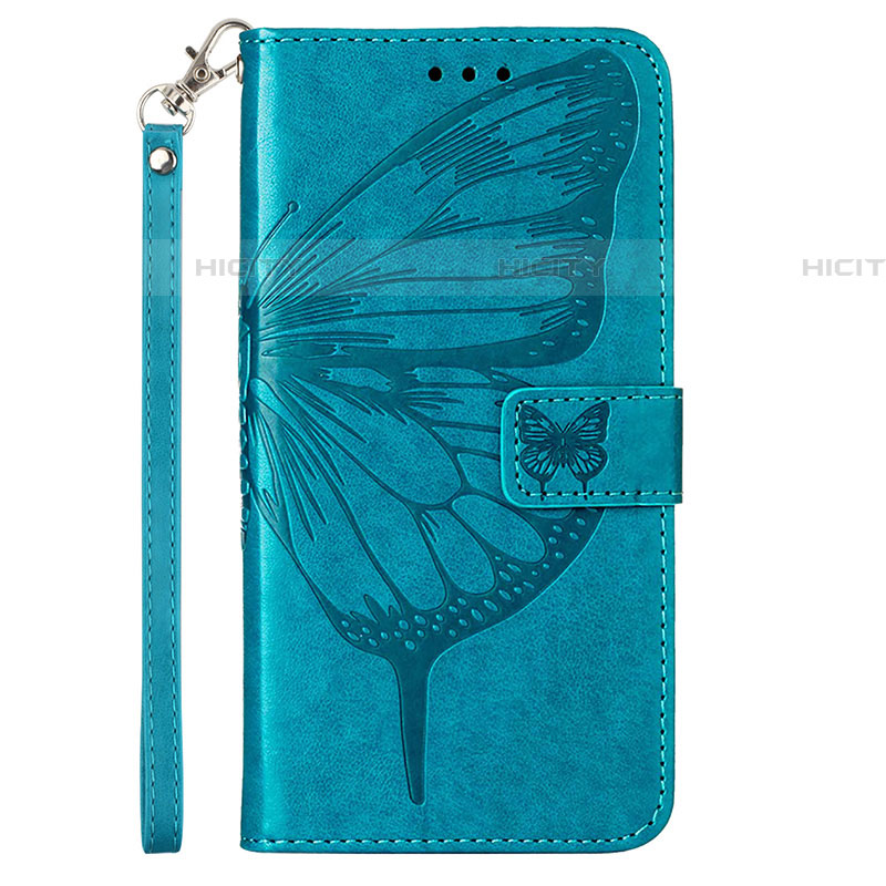 Coque Portefeuille Papillon Livre Cuir Etui Clapet Y02B pour Samsung Galaxy F52 5G Plus