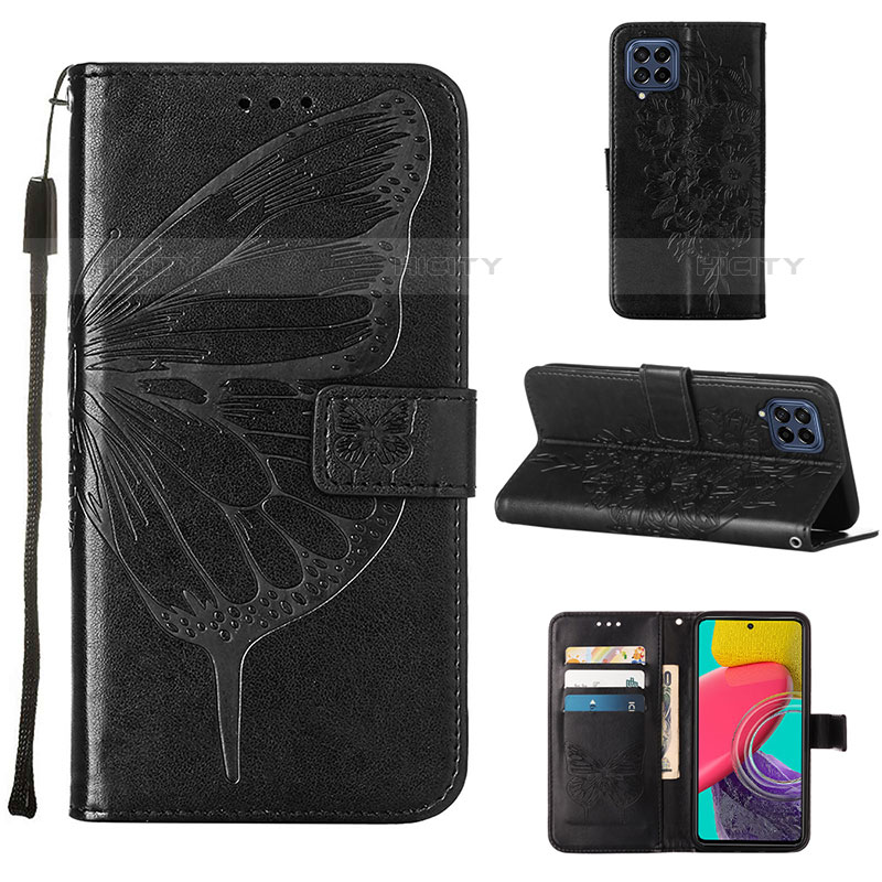 Coque Portefeuille Papillon Livre Cuir Etui Clapet Y02B pour Samsung Galaxy M33 5G Plus