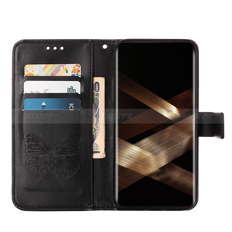 Coque Portefeuille Papillon Livre Cuir Etui Clapet Y06B pour Samsung Galaxy S24 Ultra 5G Plus